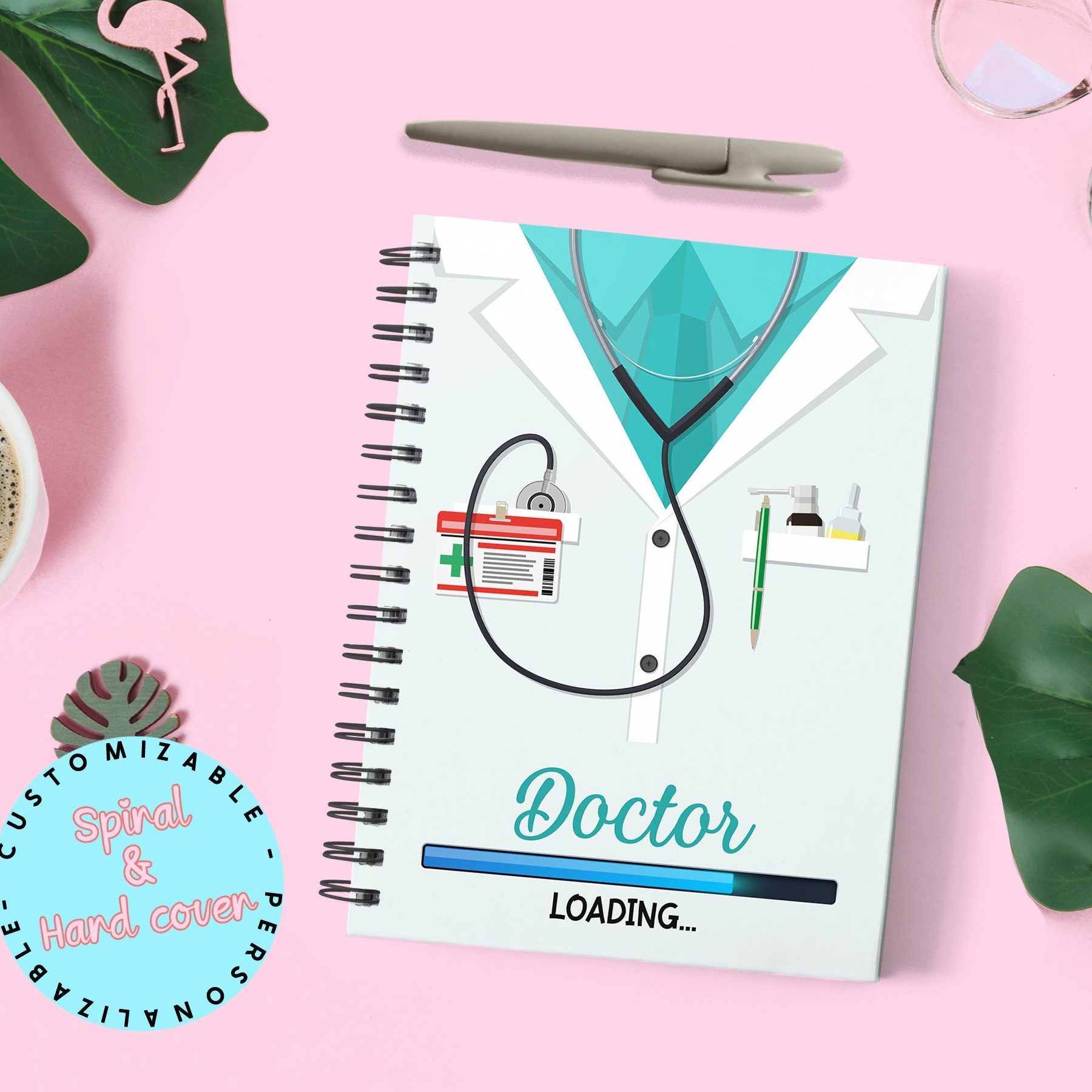 doctor printer computer notebook