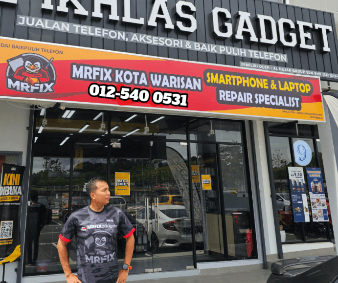 doktor gadget kota warisan kedai baiki telefone laptop