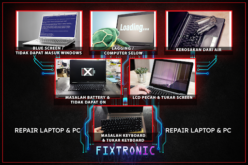 Fixtronic mobile phone and computer repair station