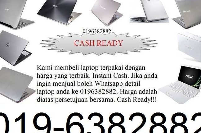 kami jual laptop terpakai