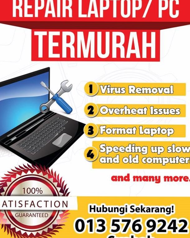 Laptop Repair di Kuantan, Malaysia - Servis Terbaik dan Berpatutan 1 laptop repair di kuantan malaysia servis terbaik dan berpatutan