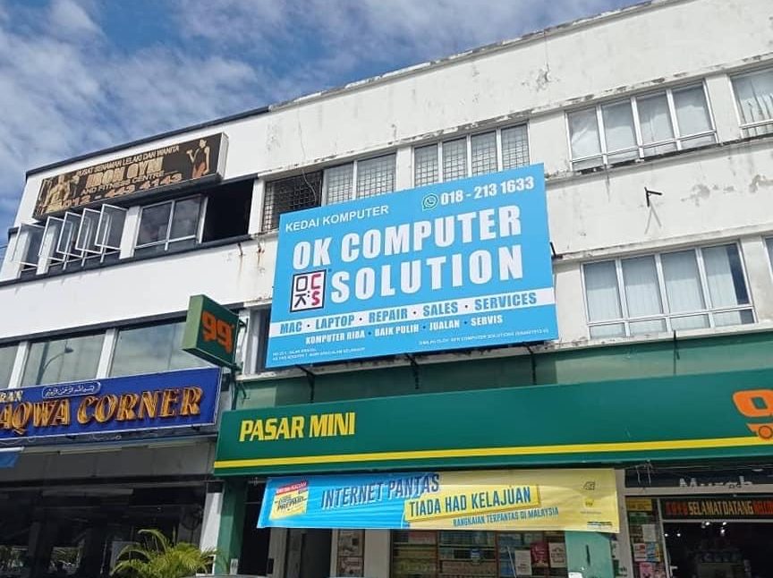 ok computer solution shah alam repair macbook imac laptop
