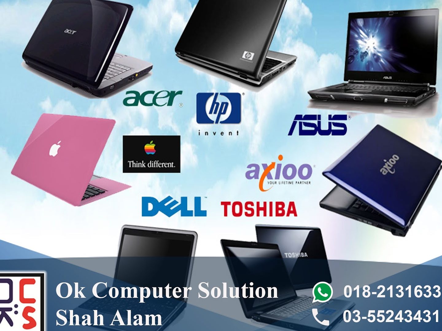 repair dan servis laptop shah alam