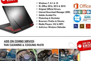 Tok Bomoh Komputer Kulai – Format Service Baiki Repair Servis Komputer PC Laptop Desktop Computer