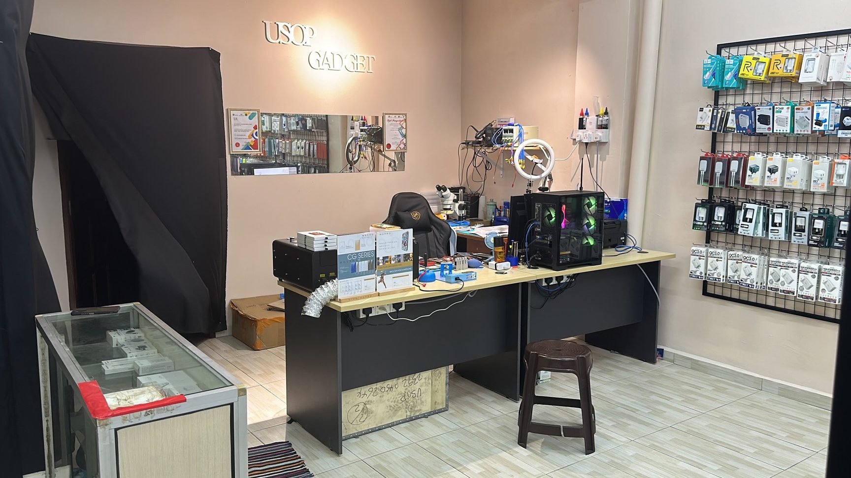 usop gadget repair phone rembau murah pantas